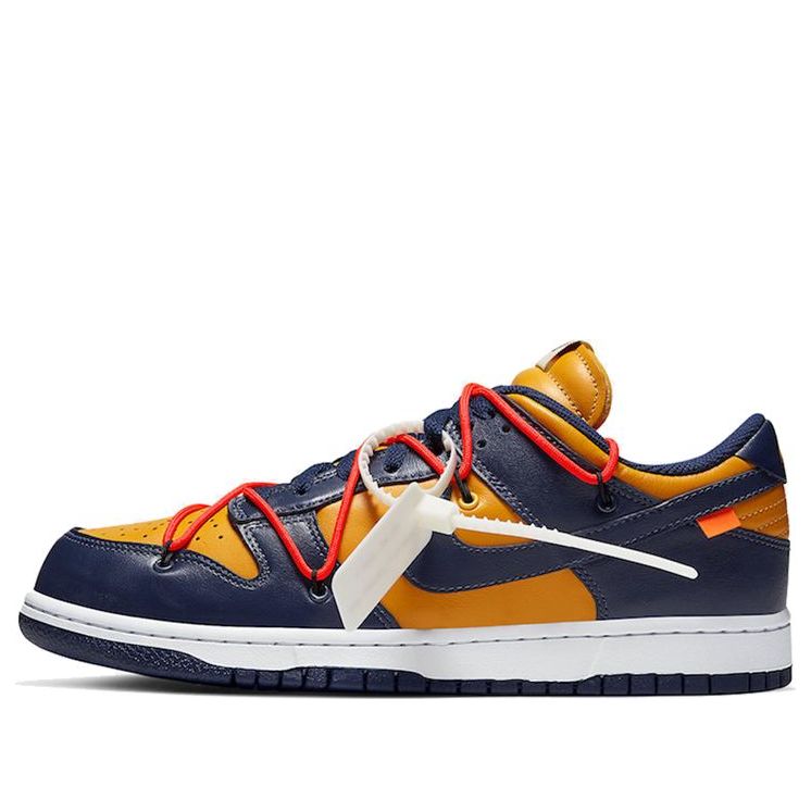 Nike Off-White x Dunk Low 'University Gold'  CT0856-700 Classic Sneakers